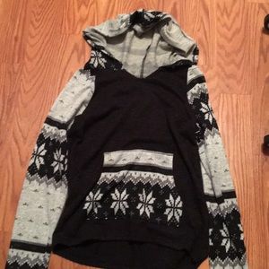 Grey kids hoodie
